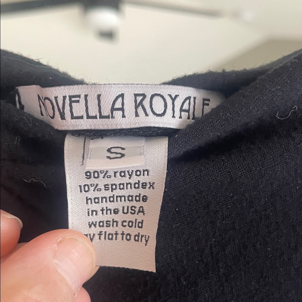Novella Royale Viva Black Maxi Skirt S - Picture 6 of 6